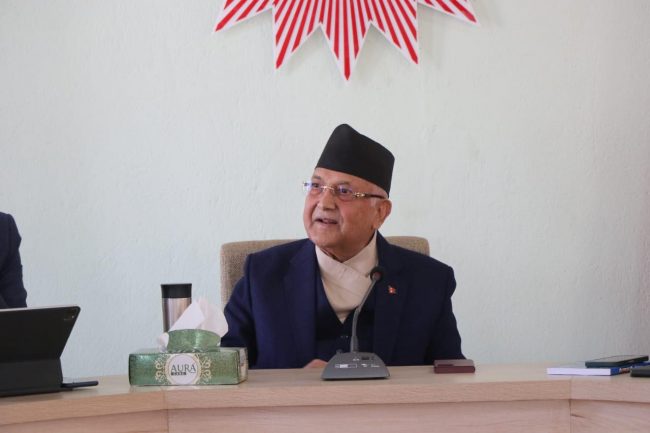 उपराष्ट्रपतिको उम्मेदवार टुंगो लगाउन एमाले सचिवालय बैठक जारी