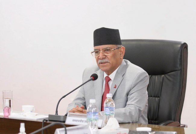 प्रधानमन्त्रीकै नेतृत्वमा उच्चस्तरीय प्रशासन सुधार आयोग बन्छ : प्रधानमन्त्री प्रचण्ड