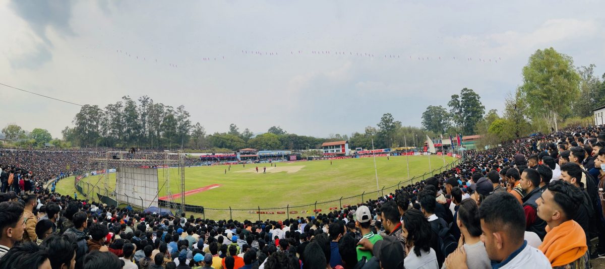 त्रिवि मैदानमा क्रिकेट क्रेज (फोटोफिचर)