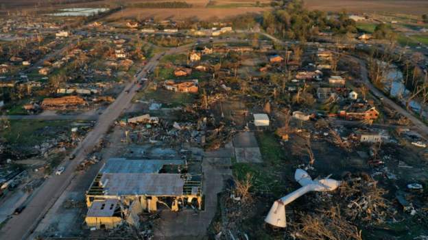 अमेरिकाको मिसिसिपीमा घातक आँधीमा २६ जनाको मृत्यु, तस्विरहरूमा हेर्नुहोस् विनाश