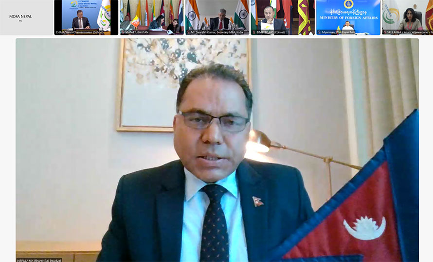 बिम्स्टेकका वरिष्ठ अधिकारीहरूको २३औँ बैठक सम्पन्न