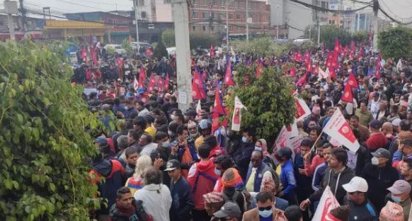 बानेश्वरमा दुर्गा प्रसाईँको आन्दोलन सुरु