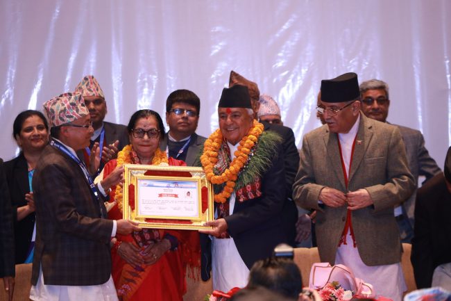 नवनिर्वाचित राष्ट्रपति पौडेलको शपथ सोमबार दिउँसो १ बजे