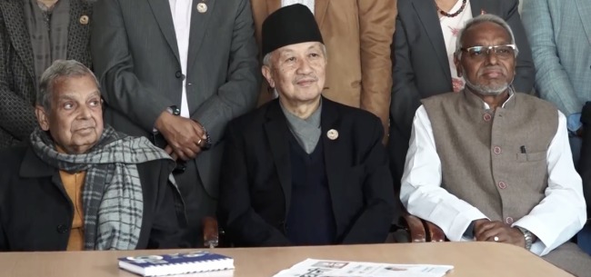 एमाले नेताहरुले लोसपासँग राष्ट्रपतिमा मागे मत