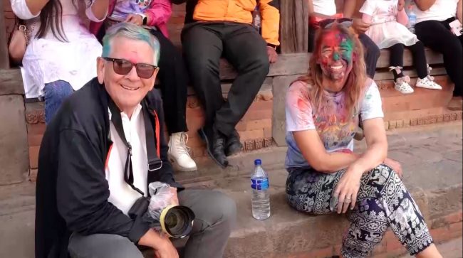 भक्तपुरमा मनाइयो मौलिक होली