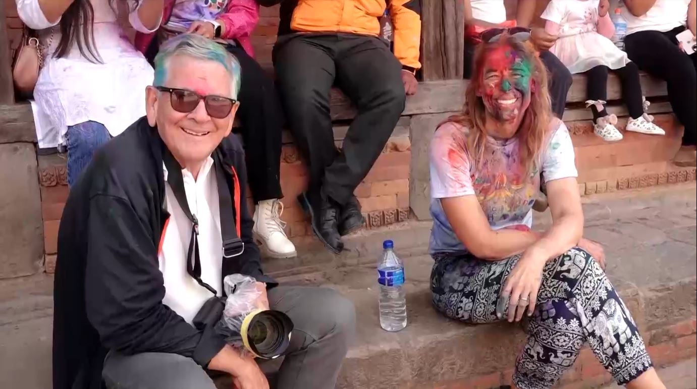 भक्तपुरमा मनाइयो मौलिक होली