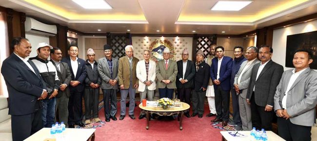 माओवादी पृष्ठभूमिका आठ दलको संयुक्त पत्रकार सम्मेलन भोलि