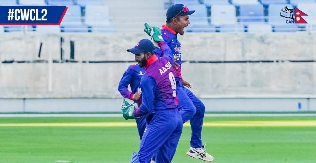 सोमपाल र दिपेन्द्रको उत्कृृष्ट बलिङमा नेपालकाे शानदार जित