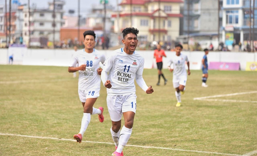 ‘ए’ डिभिजन लिग फुटबल: सातदोबाटो युथ क्लब शीर्षस्थानमा