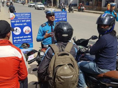 पछिल्ला २४ घण्टामा दुई हजार २९३ सवारी चालकलाई कारबाही