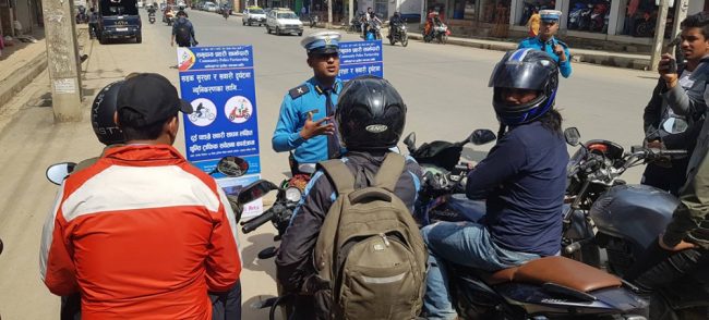 पछिल्ला २४ घण्टामा दुई हजार २९३ सवारी चालकलाई कारबाही