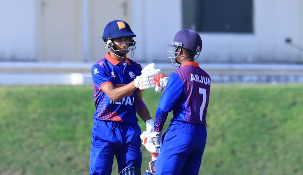 यू१९ मा नेपाल टस जितेर ब्याटिङमा Dcnepal