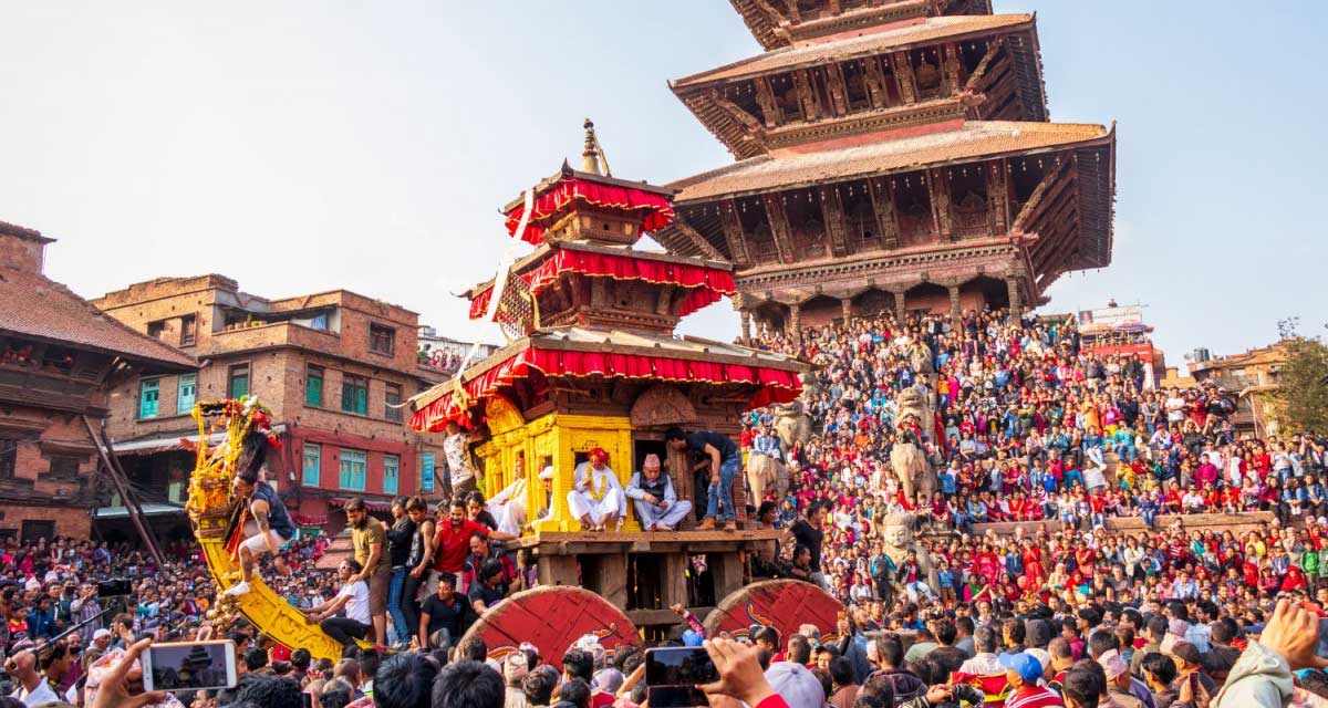 बिस्केट जात्रा : आज बिहान रथलाई गःहिटी पुर्‍याइयो