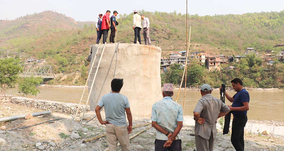 बजेट अभावले अरुण–जरायोटार खानेपानी आयोजनाको काममा ढिलाइ