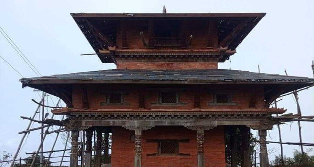 इच्छाकामना मन्दिर पुनःनिर्माण अन्तिम चरणमा