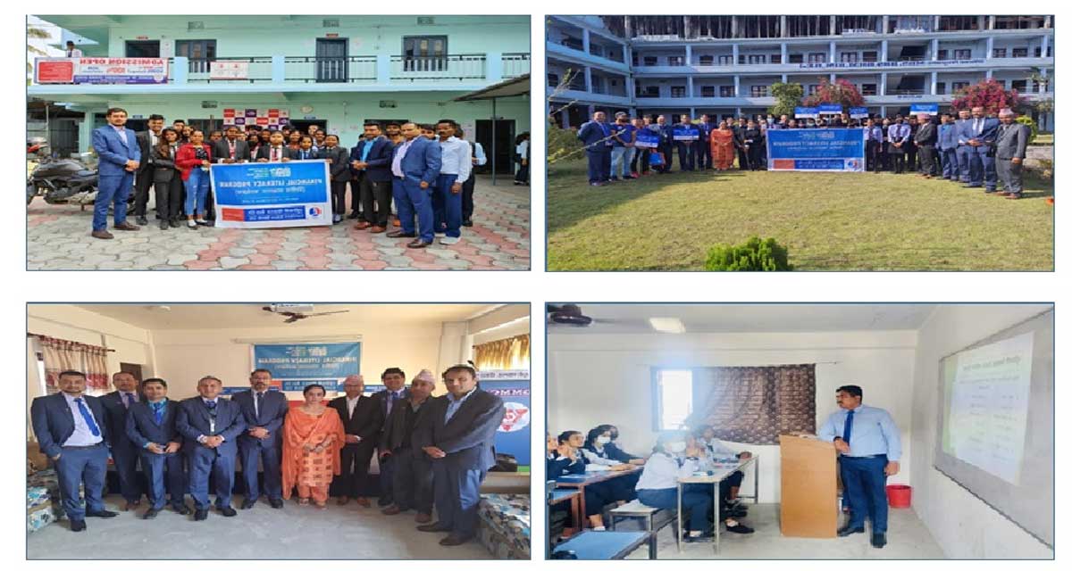 कृषि विकास बैंकद्वारा सातै प्रदेशमा वित्तीय साक्षरता कार्यक्रम सम्पन्न