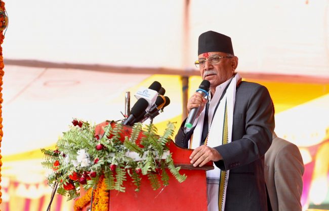 निजगढ विमानस्थल छिट्टै शिलान्यास गर्छौंः प्रधानमन्त्री प्रचण्ड