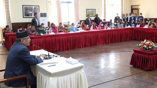 सामन्तवादको अवशेषका रूपमा रहेको मिटरब्याजलाई सधैंका लागि अन्त्य गरिन्छ : प्रधानमन्त्री प्रचण्ड