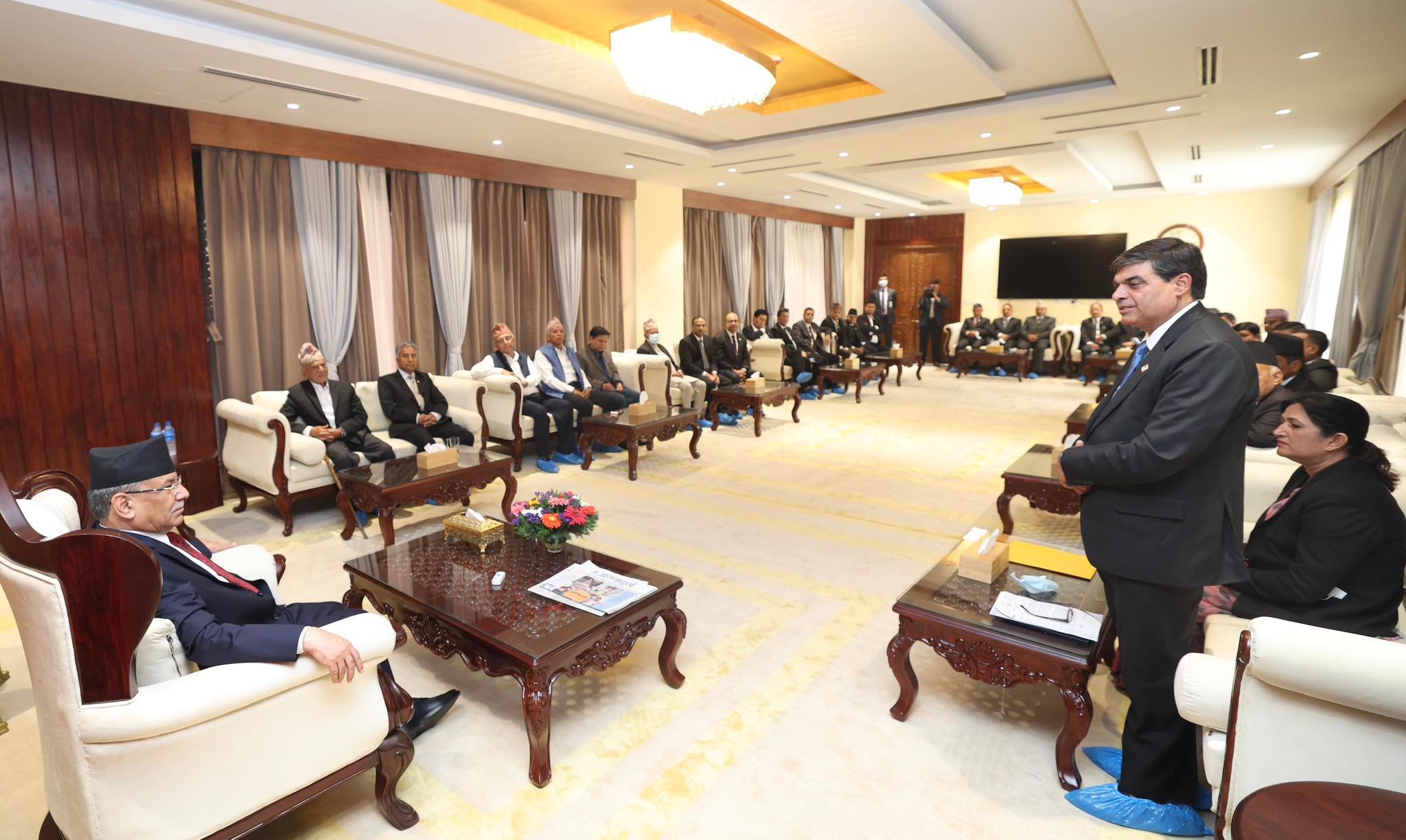 प्रधानमन्त्रीसँग बार एसोसिएसनका पदाधिकारीहरूको छलफल