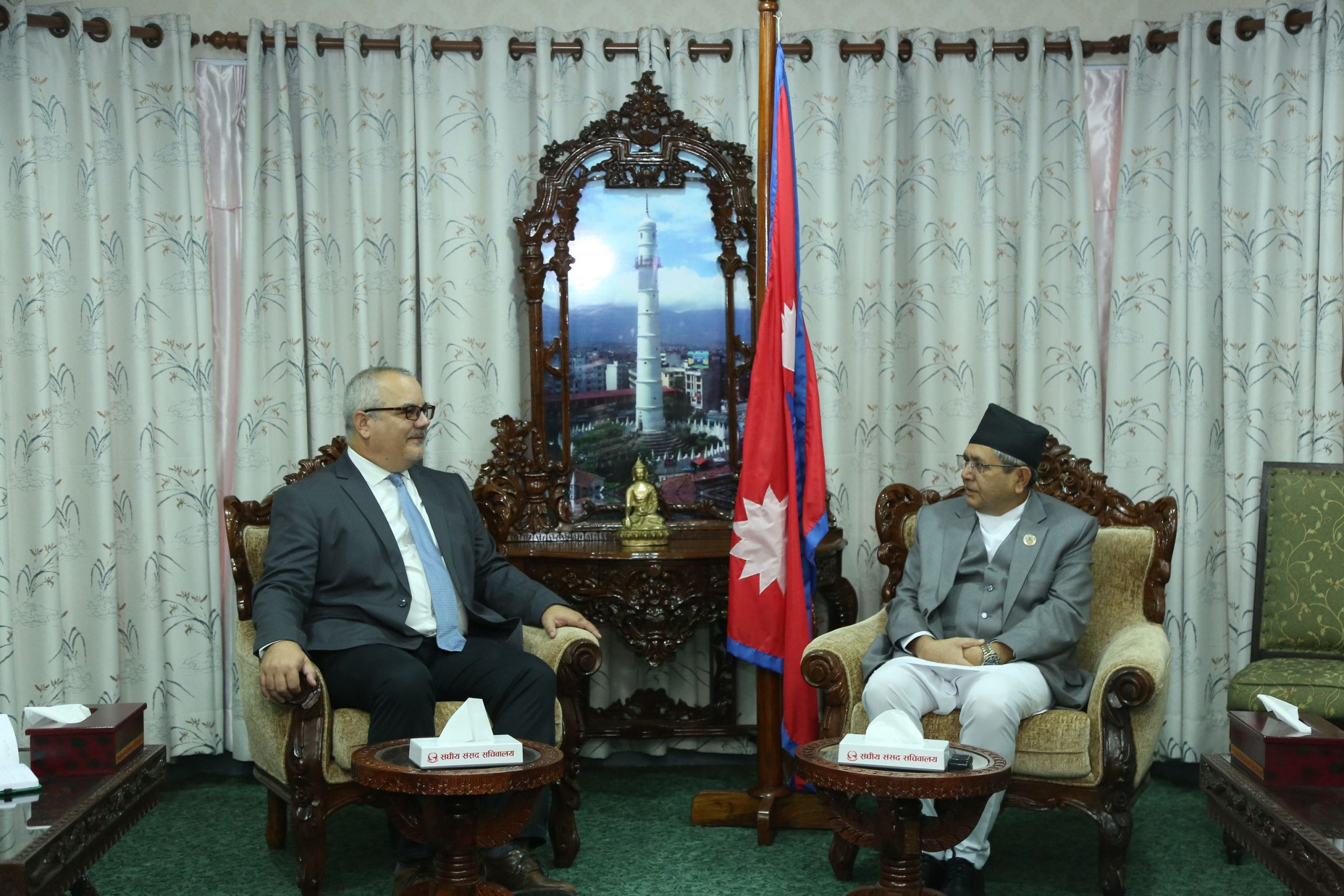 सभामुख घिमिरे र क्युवाका राजदूतबीच भेटवार्ता