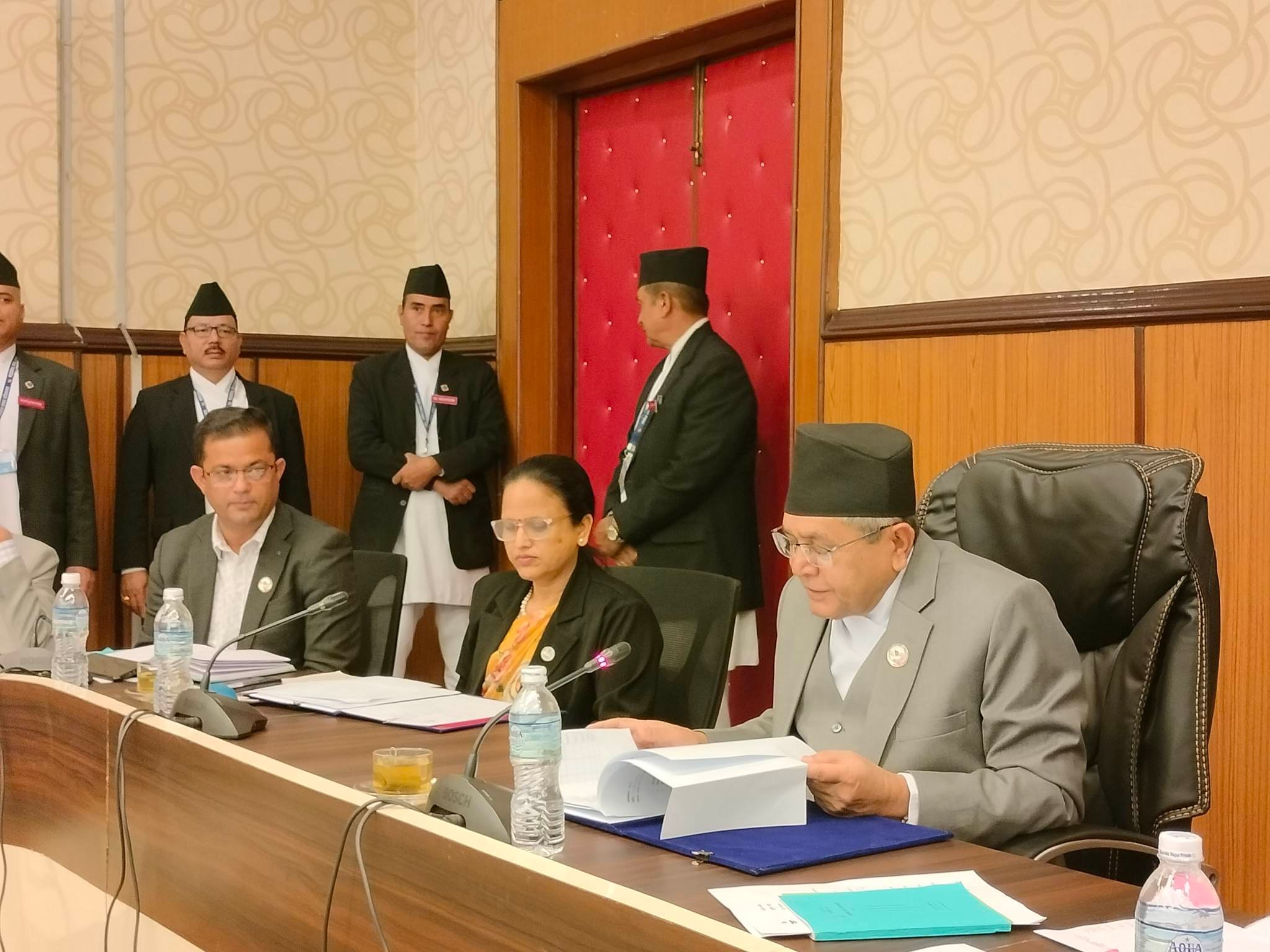 कार्यव्यवस्था परामर्श समितिको बैठक जारी