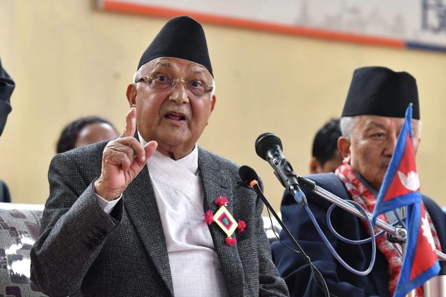 अर्थतन्त्र ओरालो लाग्नु चिन्ताजनकः अध्यक्ष ओली