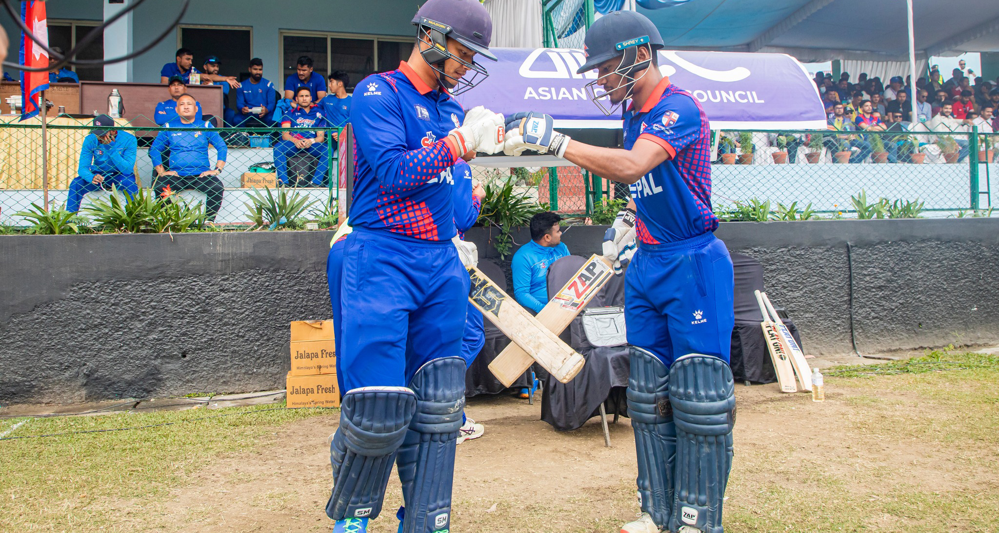 ओभर घटाइएको खेलमा नेपालले कुवेतलाई दियो २८२ रनको लक्ष्य