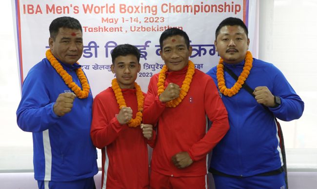 बक्सिङ टोली उज्वेकिस्तान जाँदै