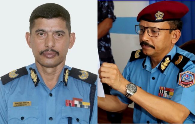 दुई डीआईजीको काज सरुवा, ट्राफिक महाशाखा प्रमुखमा पोखरेल