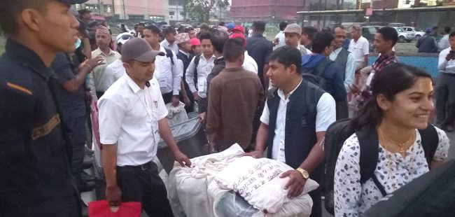 राति ११ बजेभित्र मतपेटिका मतगणनास्थल पुर्‍याइने