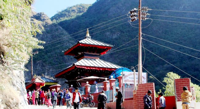 सुपा देउरालीको जीर्ण मूर्ति त्रिवेणीमा विसर्जन