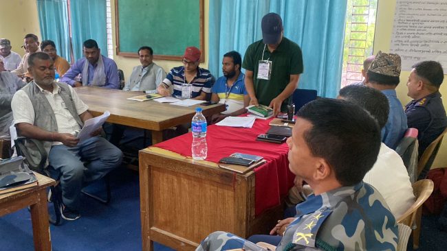 बारा-२ मा साढे १२ बजेबाट गणना थालिने