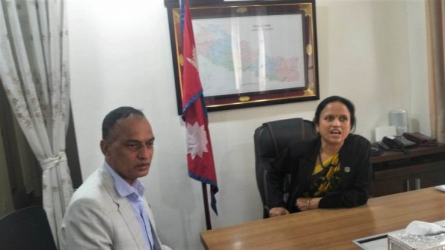 बुटवलमा राष्ट्रिय सूचना केन्द्रको कामलाई अगाडि बढाउन सञ्चारमन्त्रीसँग आग्रह