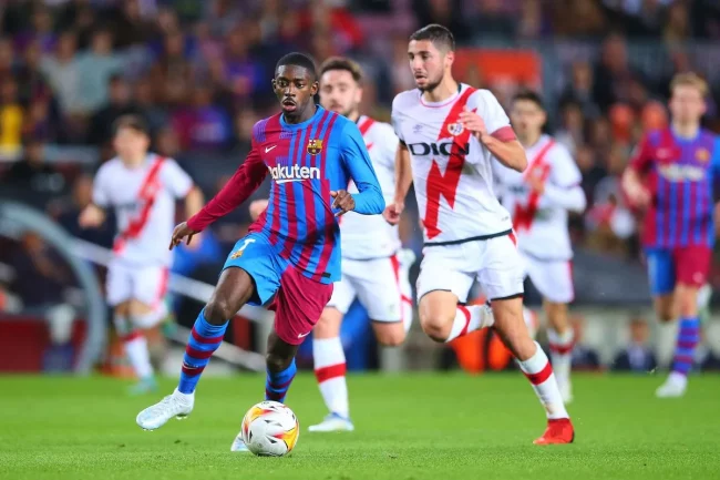 बार्सिलोना रायो भालेकानोसँग २-१ को अन्तरले पराजित