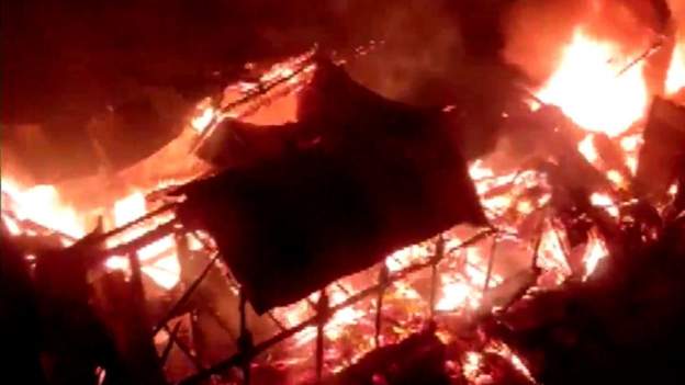 हिमाचल प्रदेशको कुल्लुमा भीषण आगलागी, धेरै पसल जलेर नष्ट