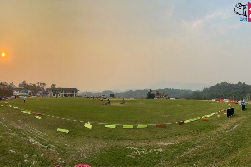 मुलपानी मैदानमा पहिलो पटक ओडिआई मान्यता खेल हुँदै