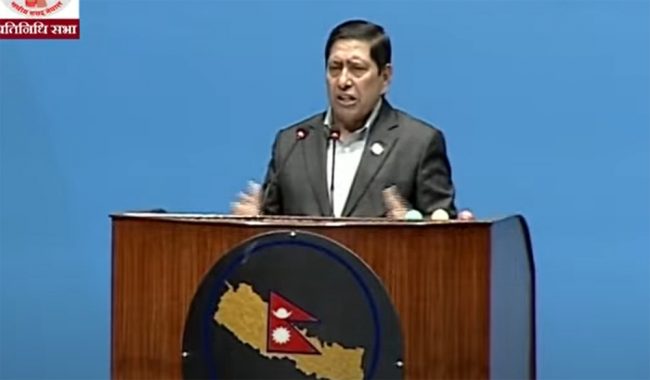 संसदमा गृहमन्त्रीको जवाफ-  ओलीविरुद्ध नाराबाजी र ढुंगामुढा गर्ने पक्राउ परिसके