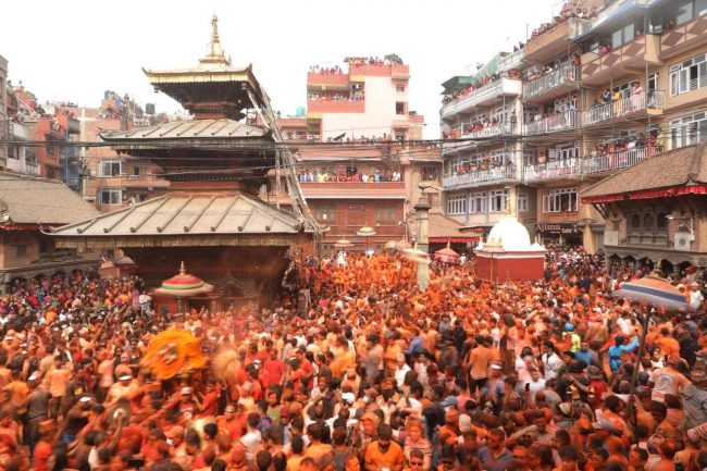 मध्यपुर थिमिमा मनाइयो सिन्दुर जात्रा (फोटो फिचर)