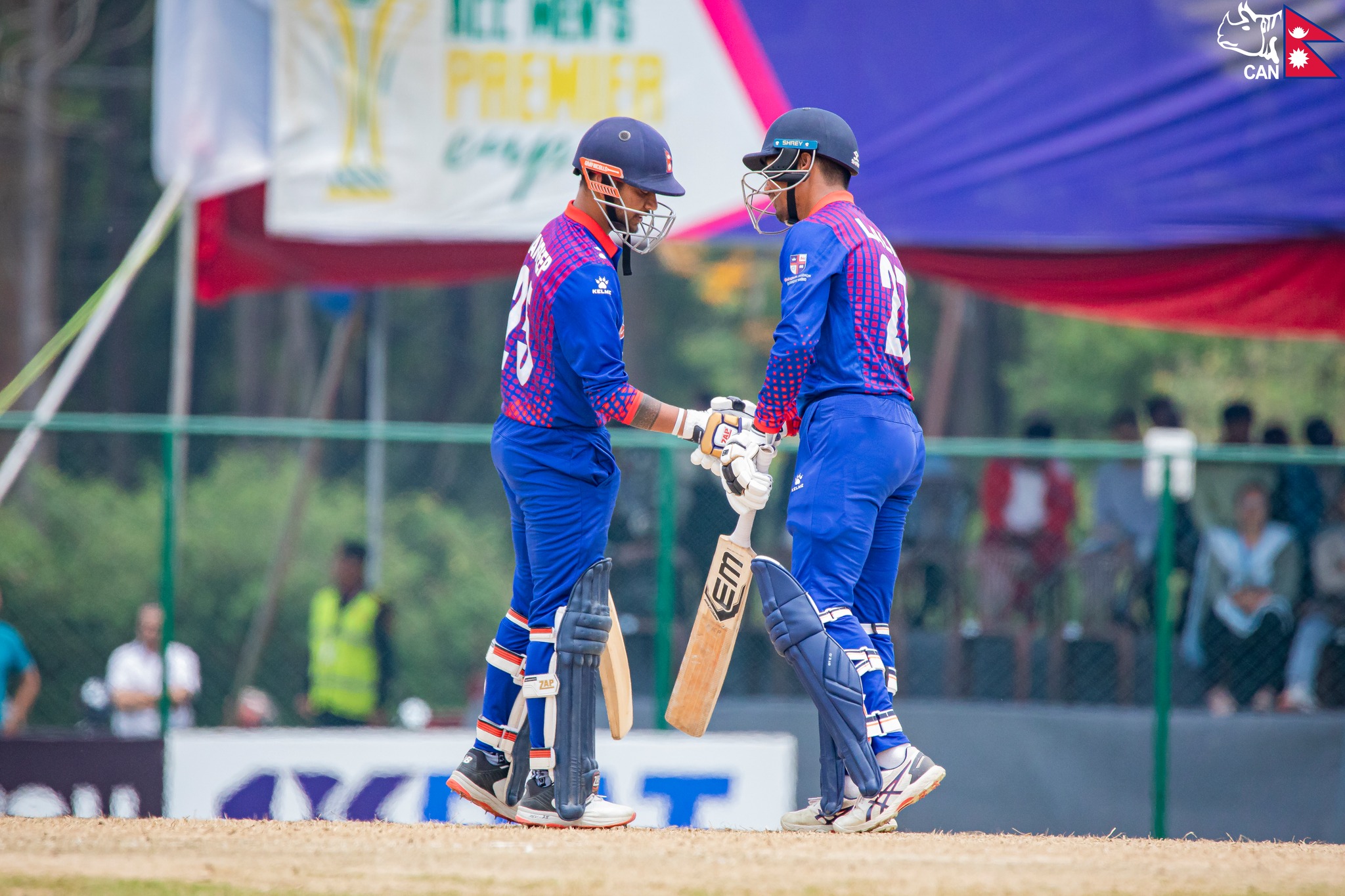 नेपालको उत्कृष्ट प्रदर्शनः विकेट नगुमाई ७ ओभरमा ६० रन जोडन सफल