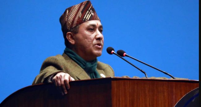 भ्रष्टाचारविरुद्ध फाइलमात्र होइन फायर खोल्नुपर्छ : विश्वप्रकाश शर्मा