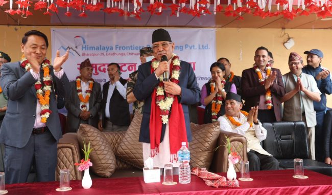 प्याराग्लाइडिङले पर्यटन प्रवर्द्धनमा मद्दत पुग्छ : प्रधानमन्त्री  प्रचण्ड