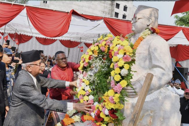 मदन भण्डारी र जीवराज आश्रितका सपना पूरा गर्नुपर्छः केपी ओली