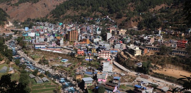 बुर्तिबाङ बजारको फोहर व्यवस्थापनमा समस्या