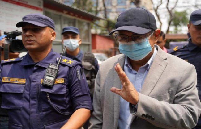 सरकारी वकिल कार्यालयमा पूर्वगृहमन्त्री खाँणको बयान सुरु