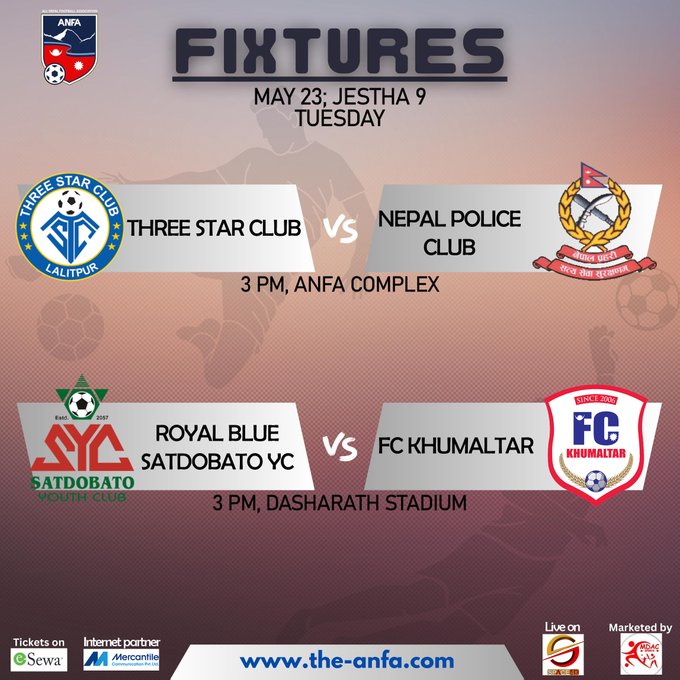 शहिद स्मारक ए डिभिजन लिगः आज दुई खेल हुँदै