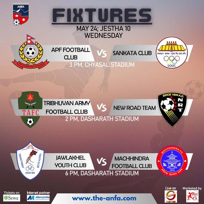 शहिद स्मारक लिगः आज तीन खेल हुँदै