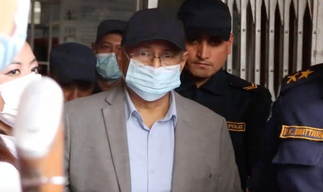 अदालत लैजाने क्रममा पूर्वगृहमन्त्री खाँणले भने- मेरो संलग्नता छैन