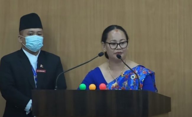 कोशी प्रदेशकी स्वास्थ्यमन्त्री निर्मलाले दिइन् राजीनामा