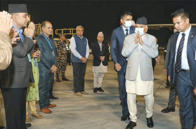 स्वास्थ्य उपचारपछि राष्ट्रपति पौडेल स्वदेश फिर्ता