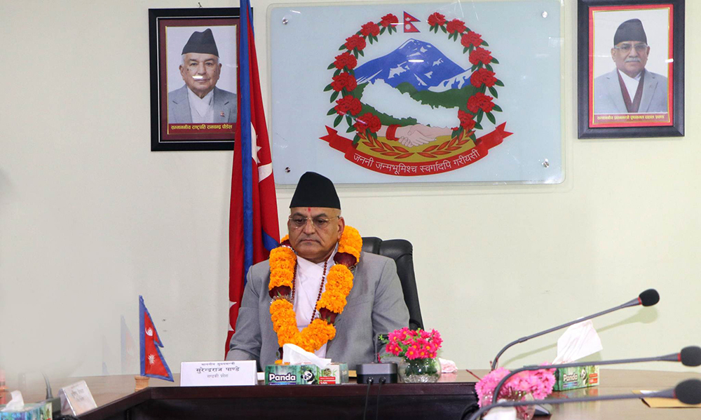 गण्डकीका मुख्यमन्त्री पाण्डेले आज विश्वासको मत लिँदै